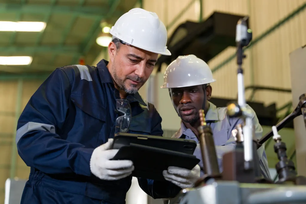 manufacturing plant industrial workers
